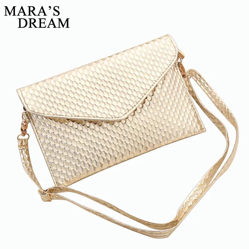 

Mara's Dream 2019 Charming Women Clutch Evening Party Bags Gold Sequins Beach Bag Purse Envelope Pattern Women Messenger Bags