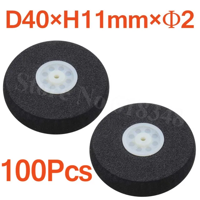 Cheap 100pcs Light Foam Tail Wheels Diam: 40mm Thickness:11mm Axle hole: 2mm For Remote Control RC Airplane Parts Replacement Cheap 100pcs Light Foam Tail Wheels Diam: 40mm Thickness:11mm Axle hole: 2mm For Remote Control RC Airplane Parts Replacement