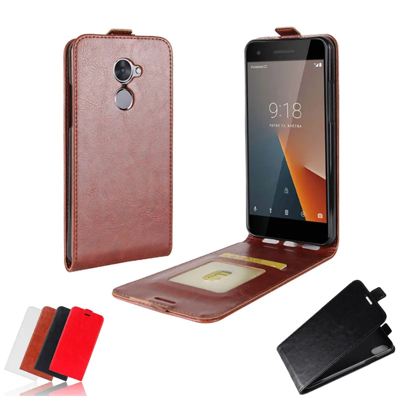 Luxury Vertical Flip Case Cover for Vodafone Smart V8 Coque Funda Capa
