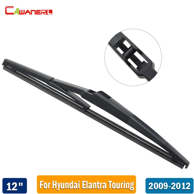 Cawanerl Car Rubber Back Windscreen Wiper Blade Rear Window Wiper 300mm 12" For Hyundai Elantra 2012 Hyundai Elantra Touring Rear Wiper Blade Size