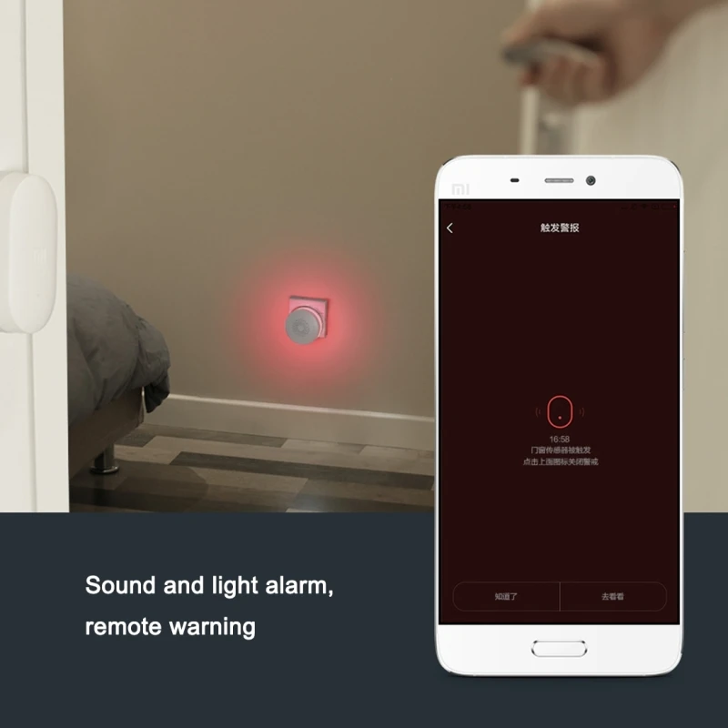 Умный домашний комплект Xiaomi, умный мини-датчик дверного окна+ Многофункциональный шлюз, обновленная версия для умного домашнего устройства