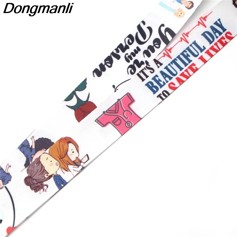 P3493 Dongmanli медицинский серый анатомический брелок Lanyards Id значок держатель ID карта