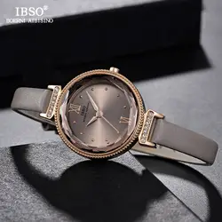 IBSO новые роскошные женские кварцевые часы женские Relogio Feminino Модные женские наручные часы Брендовые женские часы Montre Femme 2018