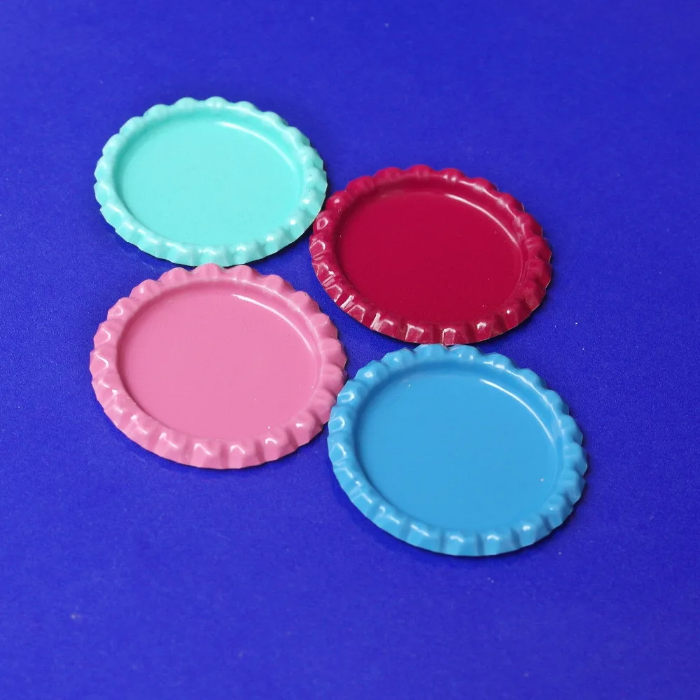 US $495.00 Hot  12 Colors 10000 pcslot Two Side Colored Flattened Bottle caps Metal Dome Cap Bottlecap For Crafts amp Jewelry Without Hole