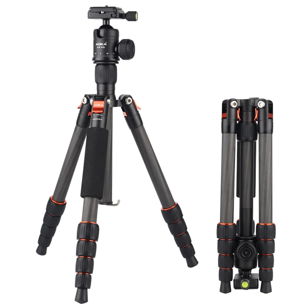  Professional Carbon fiber Tripod & Monopod KR225C Pro For DSLR Camera / Portable Traveling Tripod M