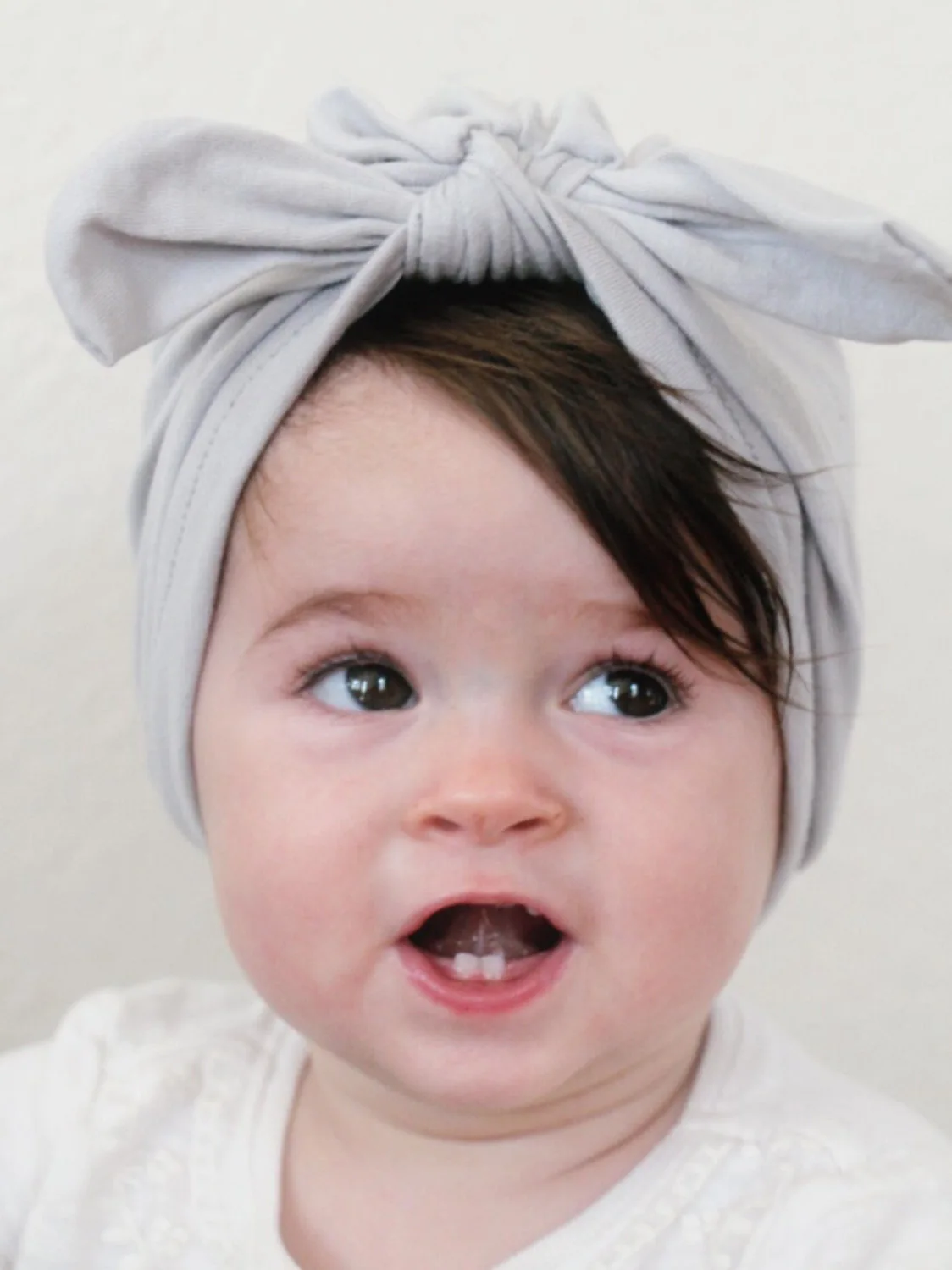 Милая мягкая хлопковая шапочка с бантом для новорожденных и маленьких мальчиков и девочек
