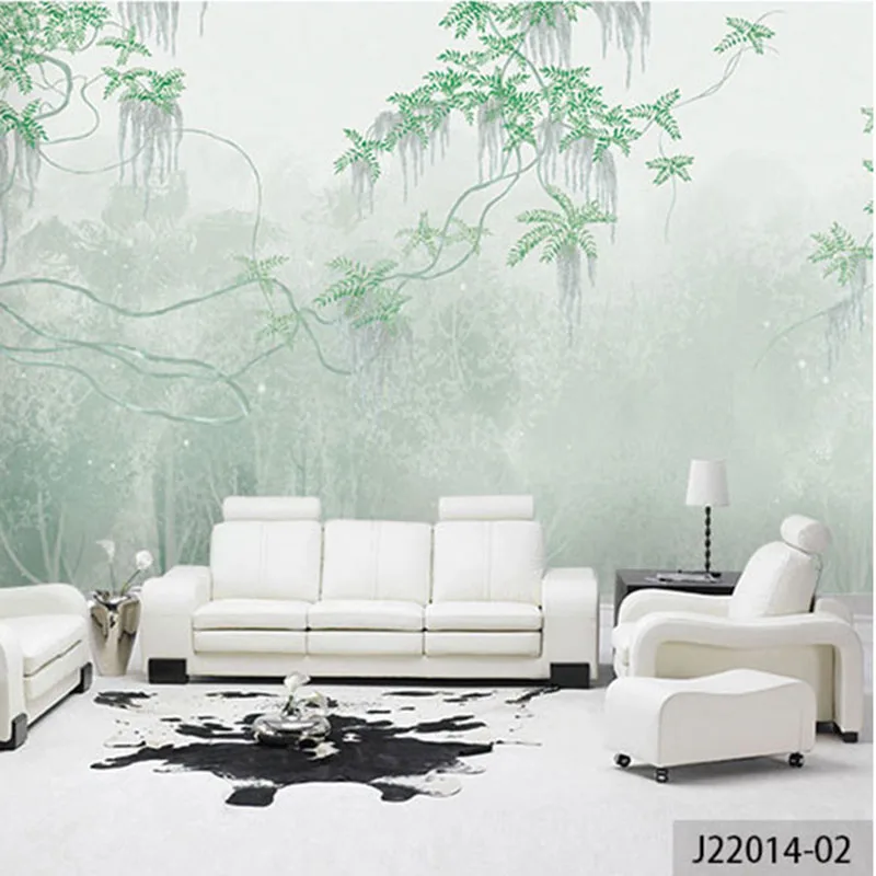 

Custom 3D Print DIY Fabric &Textile Wallcoverings For Walls Wallpaper Matt Silk For Bedding Living Room Flowers Forest Desktop