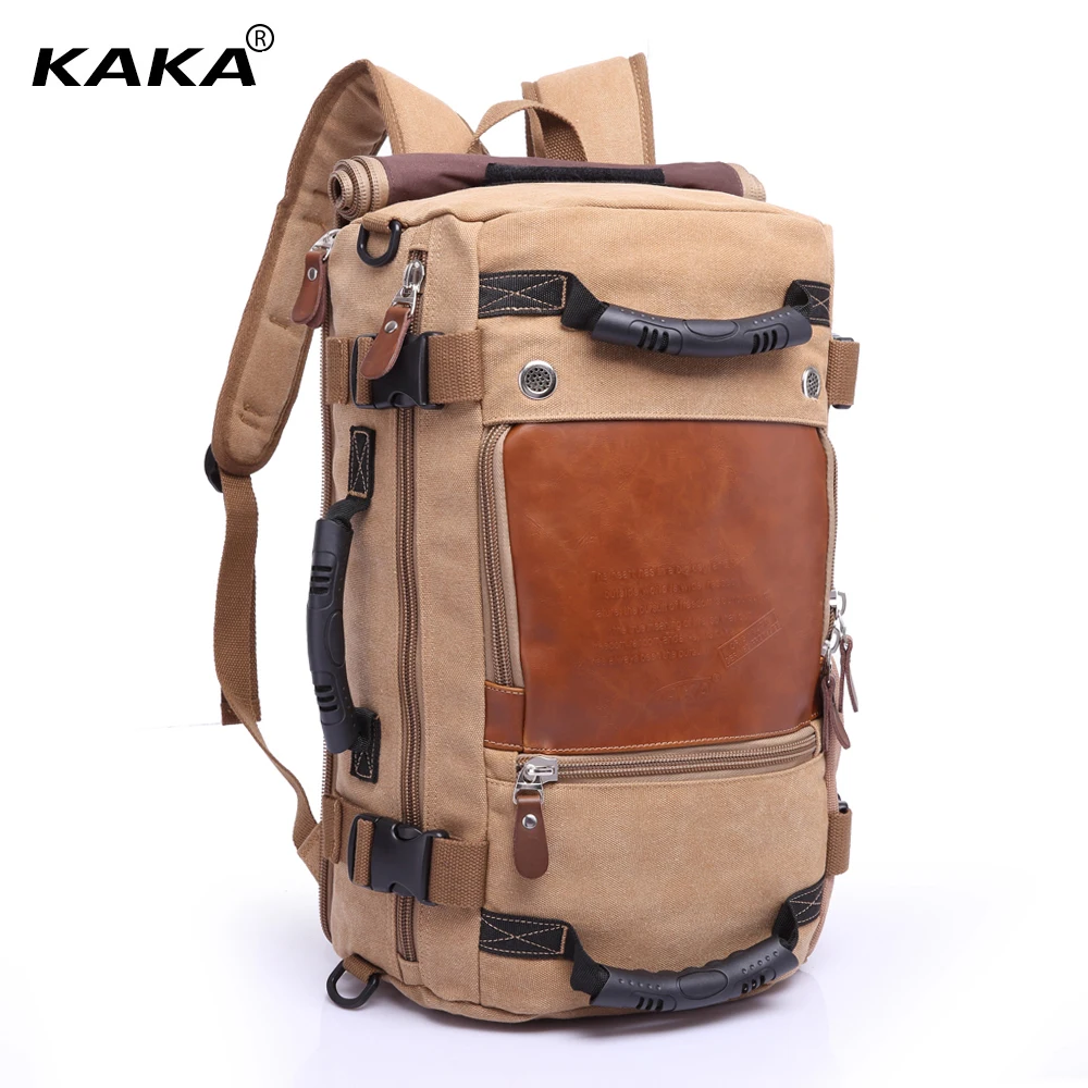 KAKA Brand Stylish Travel Large Capacity Backpack Male Luggage Shoulder Bag Computer Backpacking Men Functional Versatile Bags