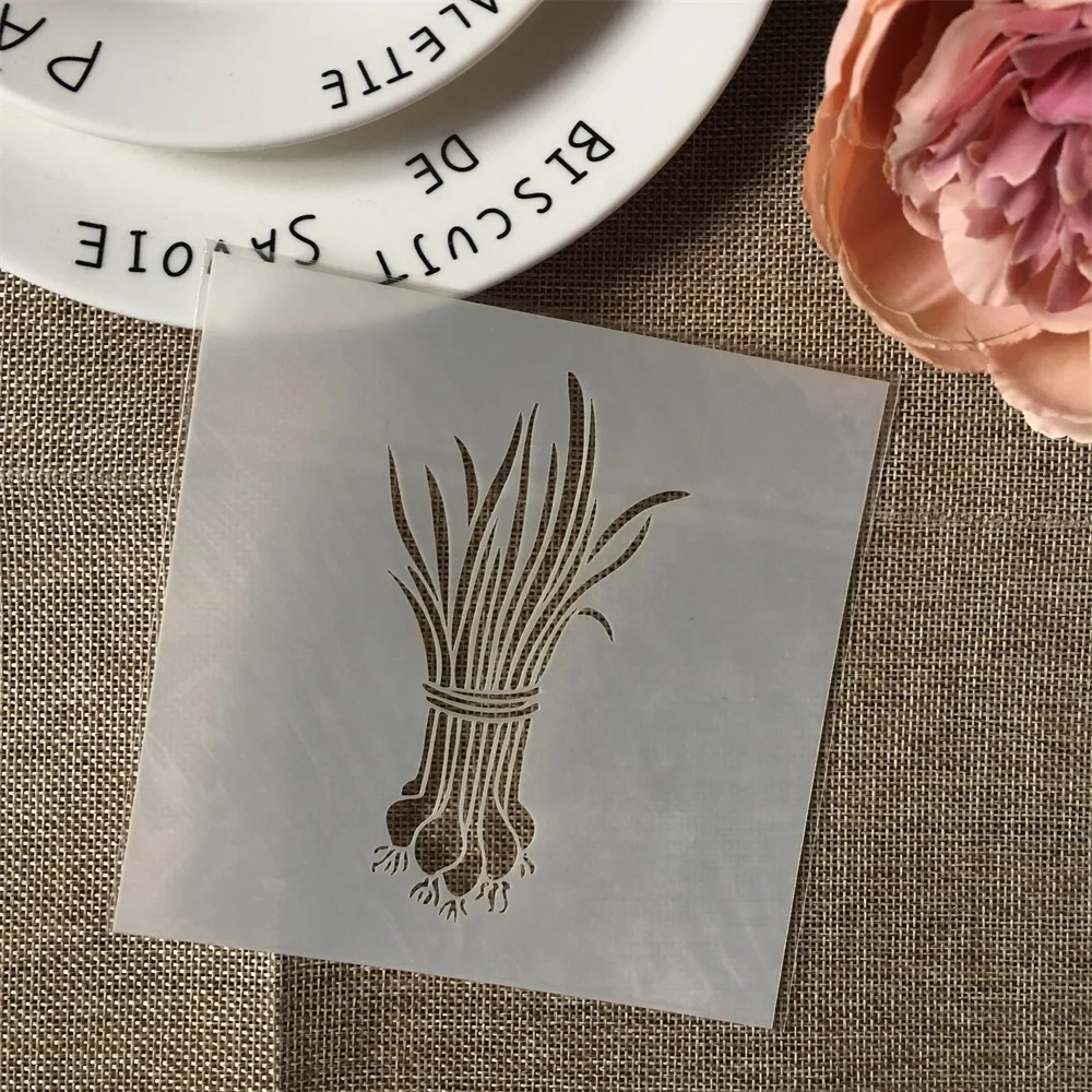 

Hot 13cm Onion DIY Layering Stencils Wall Painting Scrapbook Coloring Embossing Album Decorative Card Template