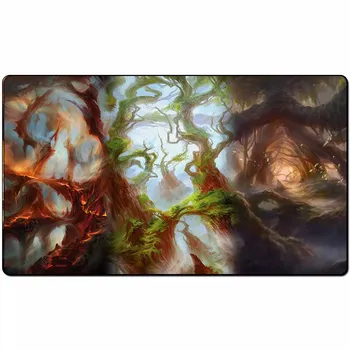 

Magic trading card game Playmat: zendikar expedition land art playmat for trading card game 60cm x 35cm (24" x 14") Size