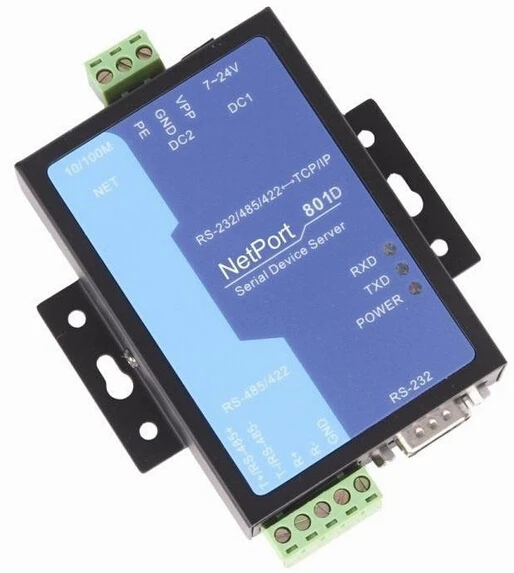 Best Price NetPort NP801D Upgrade Serial Server Modbus Gateway RS-232/485/422-TCP/IP