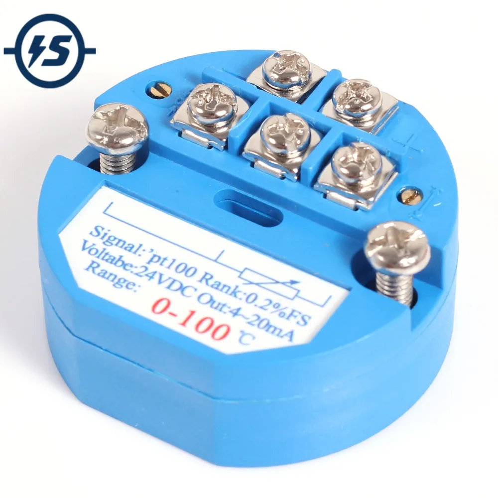 

0-100 Celsius 4-20MA RTD PT100 SBW Temperature Meter Transmitter Module Isolated Sensor 0-100 Degree
