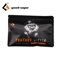1 шт. Geekvape перо хлопок электронная сигарета vape аксессуары органический хлопок для RDA rta RDTA Танк vape хлопок vs хлопок бекон