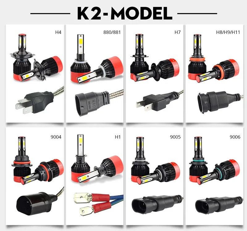 H7 светодиодный h4 светодиодный фар h1 h11 Светодиодный лампы 12V hb4 свет h3 hb4 hb3 h27 Автомобильные фары 9005 9006 9012 9004 hb1 H4(Подол короче спереди и длиннее сзади) Луч COB NAO