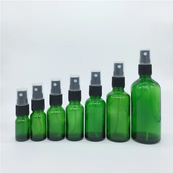 

Green Glass Empty Perfume Spray Bottle 5ml 10ml 15ml 20ml 30ml 50ml 100ml Fine Mist Atomizer Refillable Bottles Vial