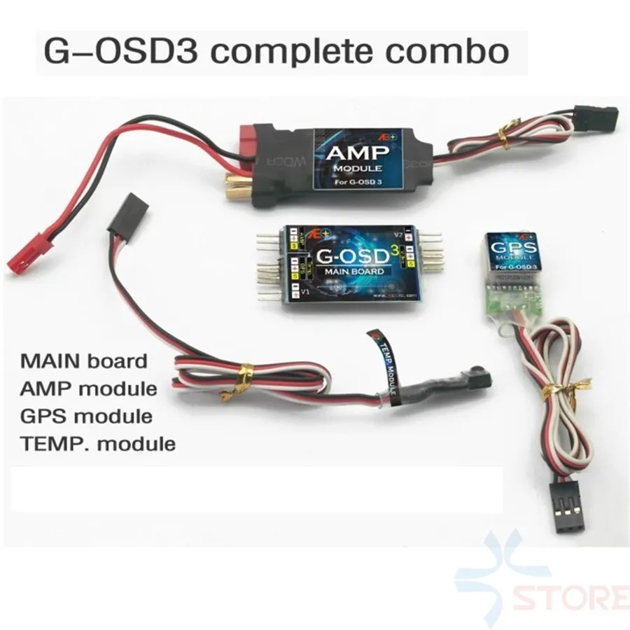 AEO OSD /G OSD3 Set/ OSD System/ FPV Display System/ Temp Mould and AMP