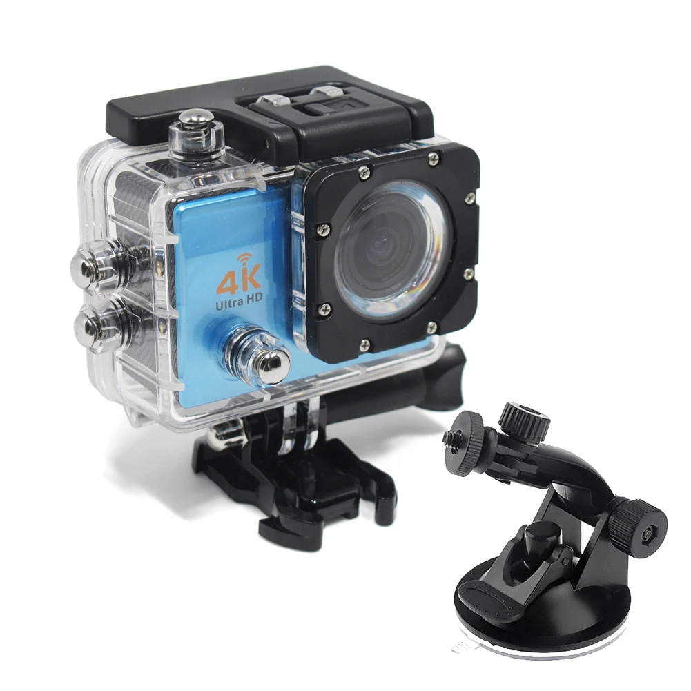  Original Camera Go Waterproof Pro Mini Action Camera Sport  4K Wifi Ultra HD DV 2.0 LCD Sport Camcorder +Car holder Q3H+ 