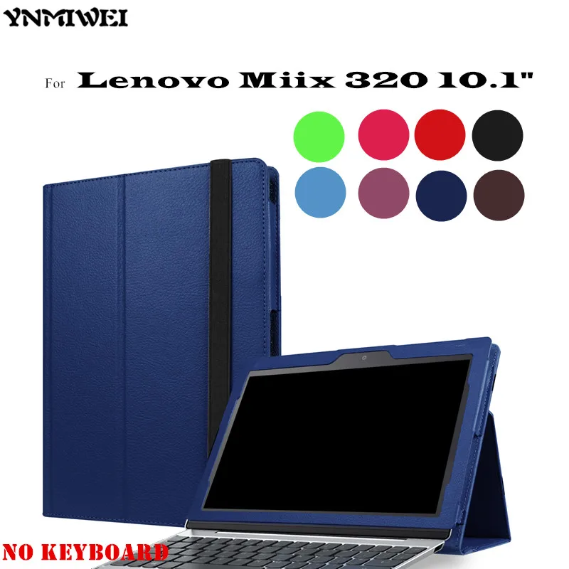 

YNMIWEI miix 320 Tablet Case For Lenovo Ideapad Miix 320 leather case stand holder lichee pattern miix320 cover cases