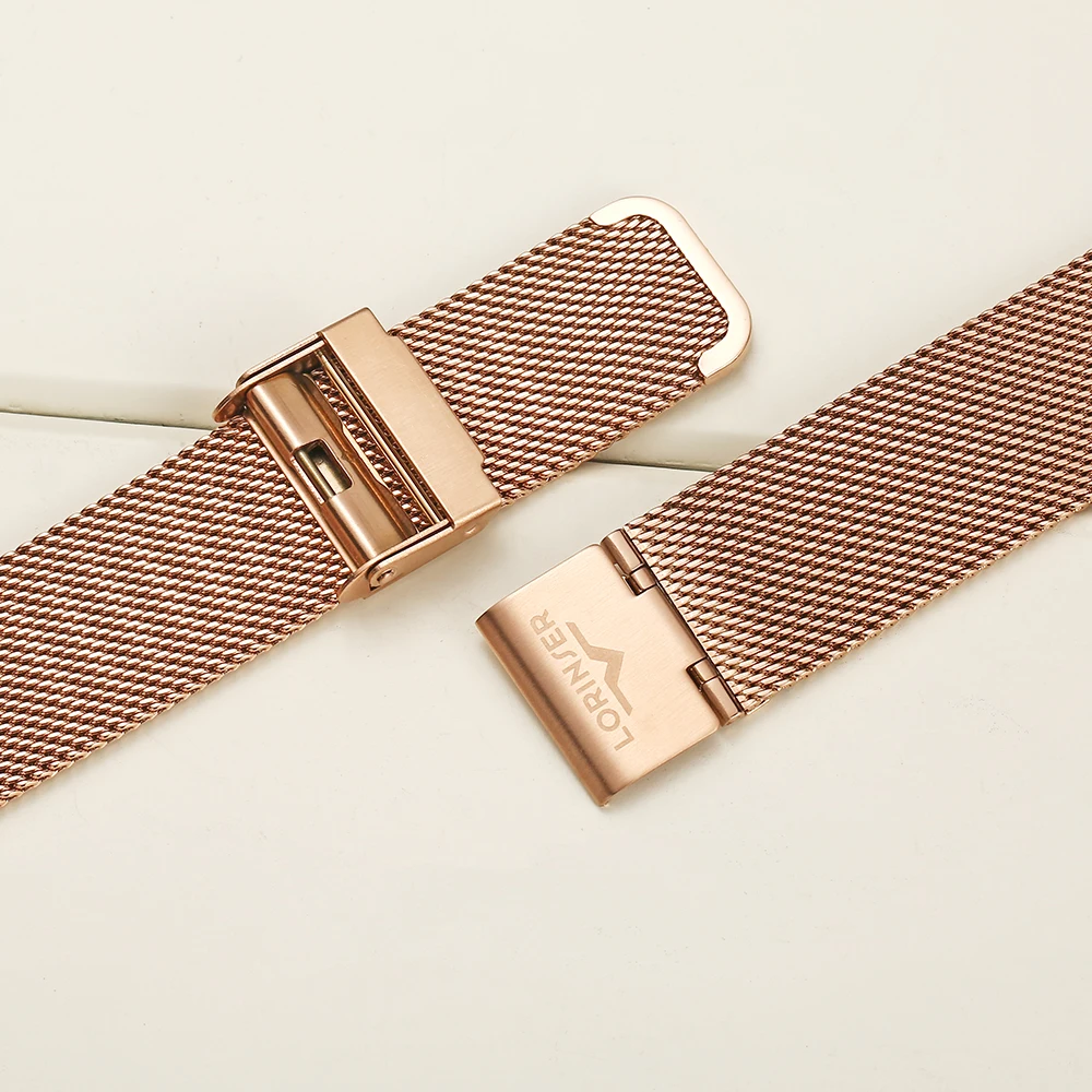 Couples Watch minimalist quartz watches Rose gold Color Lorinser Top Brand Full stainless steel Wrist Watches For Men And Women Couples Watch minimalist quartz watches Rose gold Color Lorinser Top Brand Full stainless steel Wrist Watches For Men And Women