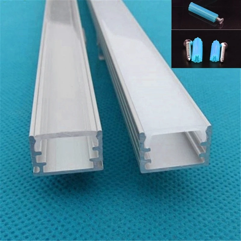

3-30pcs/lot 20inch 0.5m led aluminium profile for 3528/5050/5630 strip,led profile with cover,linkable led channel