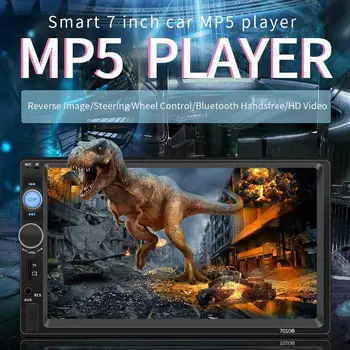 

2 DIN 7 Inch Car GPS Bluetooth FM Radio Video Player Stereo Connected To The Camera SD CardCar Multi-function Mp5 Player