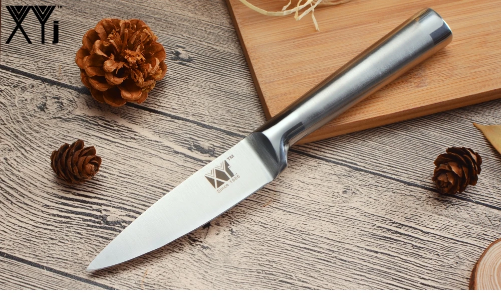 XYj кухонные ножи из нержавеющей стали, ножи для очистки овощей, нож Santoku, ножи для нарезки шеф-повара, кухонные инструменты, аксессуары, Новое поступление