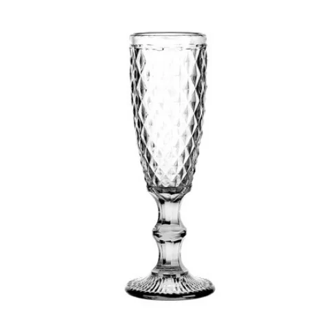 Винтажный цветной рельефный бокал для шампанского, креативная маленькая кружка стаканы для сока, бокал для дома, толстый бокал для красного вина, винный набор LFB351 - Цвет: style 9