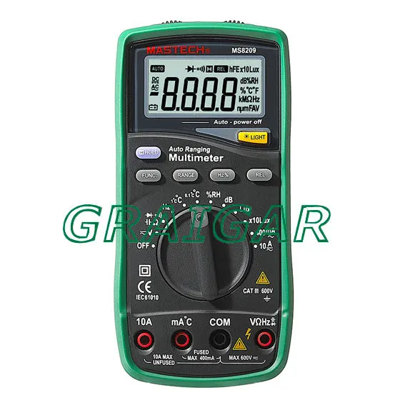 MS8209 5 In 1 Autorange Digital Multimeter with free shipping