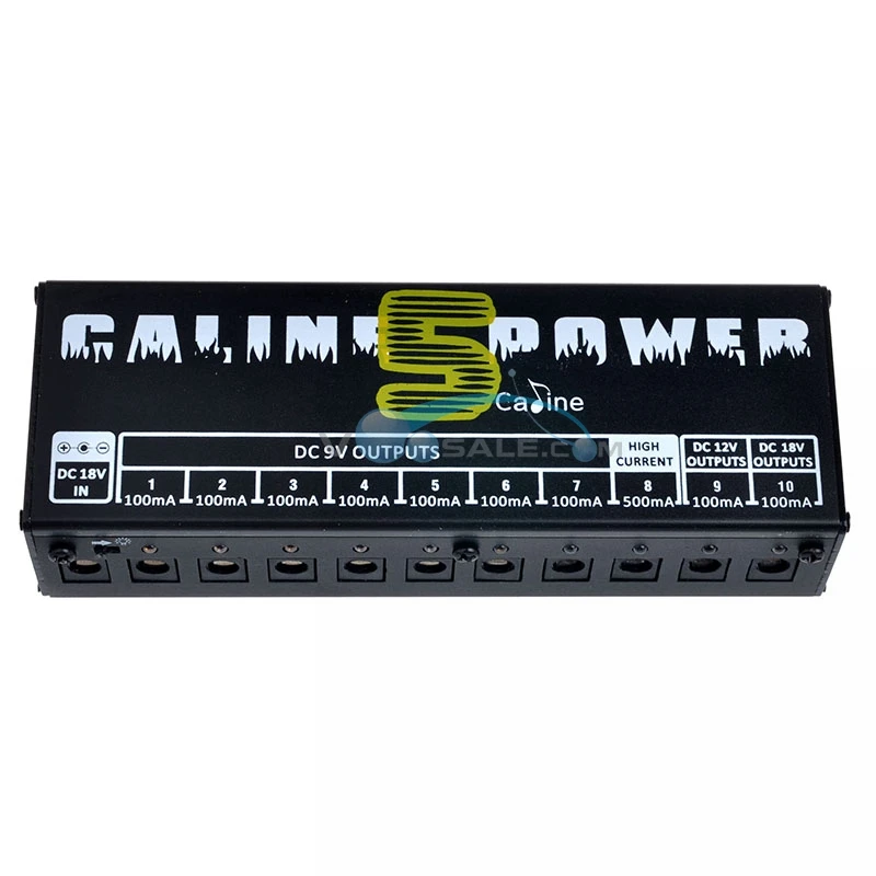 Caline CP-05 Effect Pedal Power Supply High Frequency 10 Outputs (9V, 12V, 18V) Voltage Protection Guitar Pedal Power 2 Caline CP-05 Effect Pedal Power Supply High Frequency 10 Outputs (9V, 12V, 18V) Voltage Protection Guitar Pedal Power 2