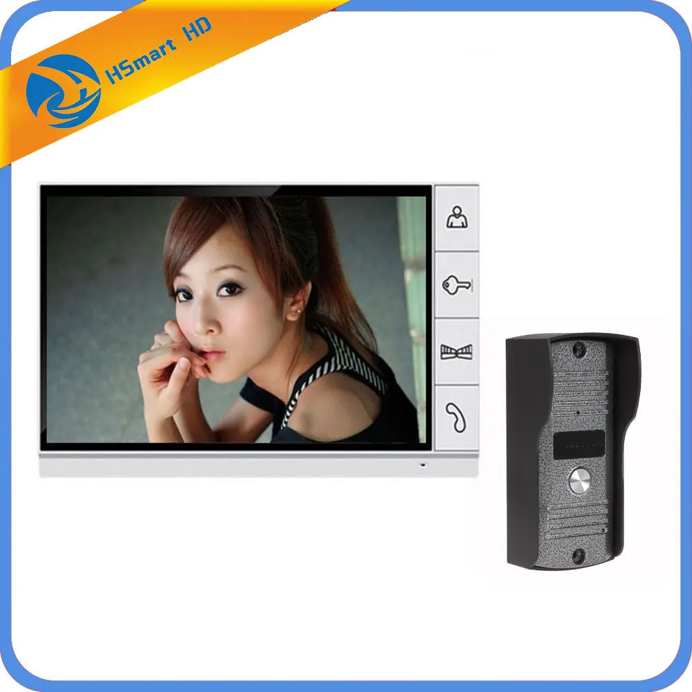 Домашняя безопасность 9 дюймов TFT lcd монитор видео домофон система с ночным видением уличная камера - Цвет: 1 LCD V 1 Camera