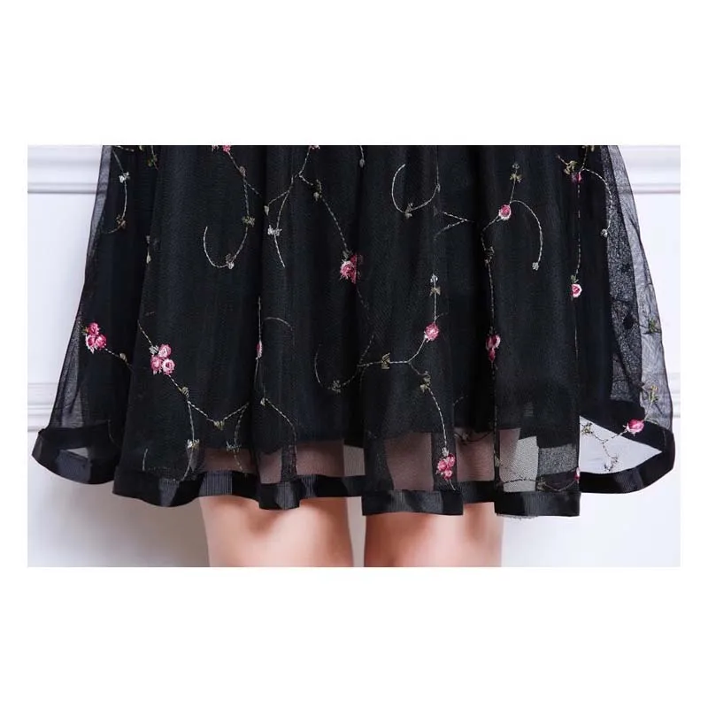 2018_printed_floral_A-line_skirt_mini_black_white_women_skirts_summer_flared_tutu_sexy_midi_plus_size_girl_clothes_Femmem_18