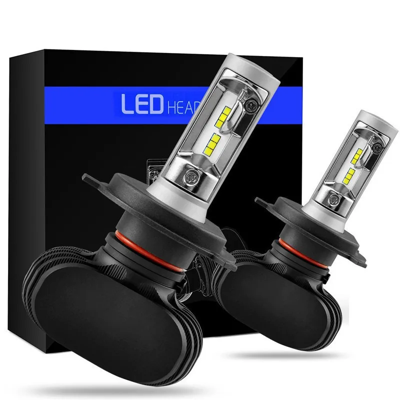 LED Headlight S1 H8 H9 H11 50W 4000LM 6500K Low Beam Fog Bulb HID White Light