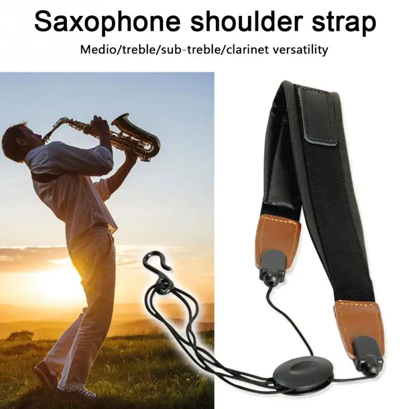 Adjustable Alto Tenor Saxophone Accessories Neck Shoulder Strap Belt Musical Parts Sax Strap or Sax Harness