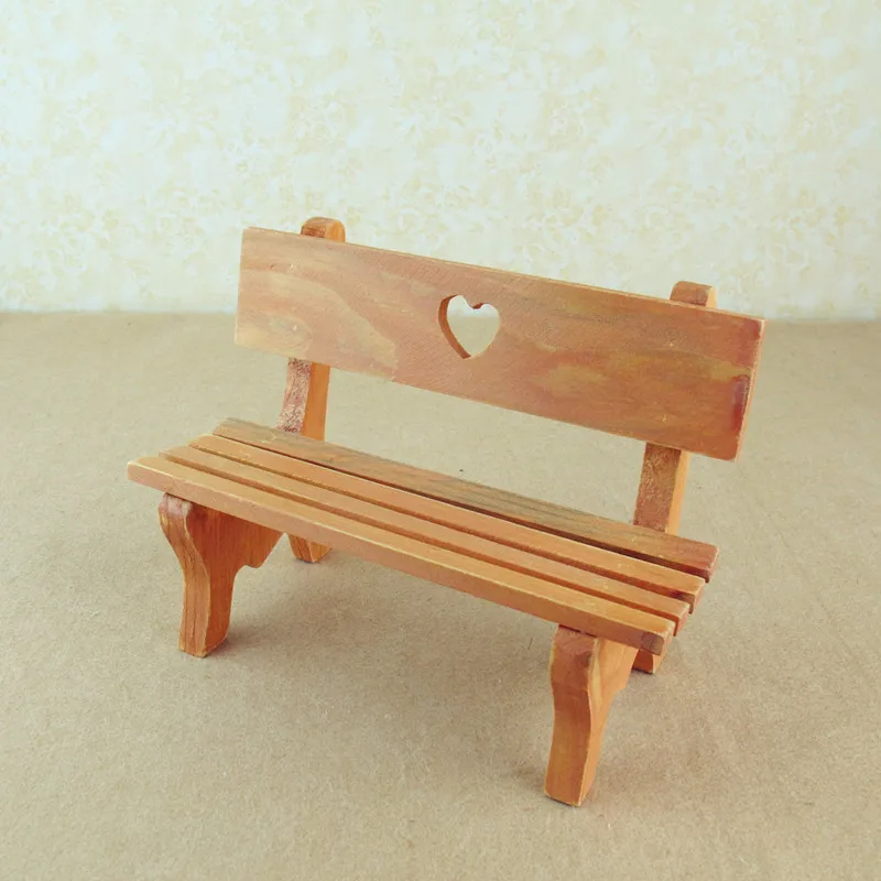 Zakka Small Art Chairs 1pc Wooden Mini Chair Park Chair