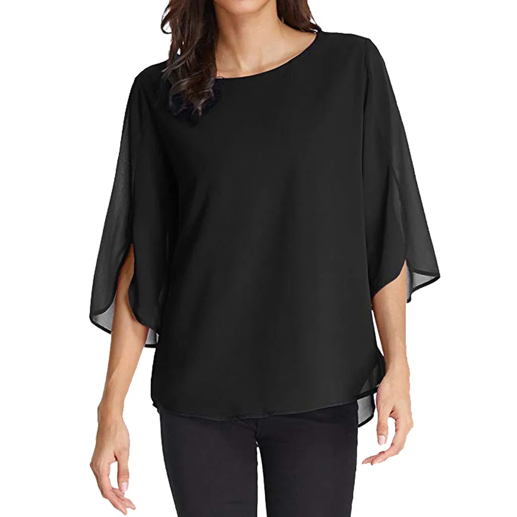 

Summer Tops For Blouse Women 2019 Womens Tops And Blouses Streetwear Woman Clothes 2019 Vintage Ladies Tops White Chiffon Blouse