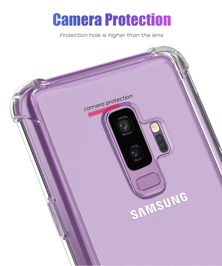 CAPAME Soft Case For Samsung Galaxy S8 S9 Plus Note 8 9 Shockproof Silicone Case For Samsung S9 Case S6 S7 Edge Phone Cases S8 (6)
