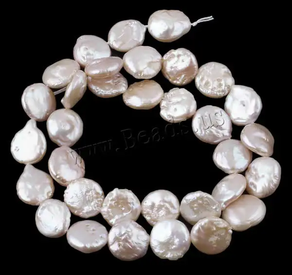 

Coin Round Freshwater Pearl Beads Women Fashion Jewelry DIY Natural Pink 9-10mm Pearl Loose Beads Making for Bracelet Necklace