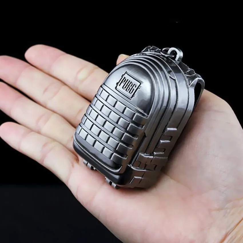  Game PUBG Playerunknown's Battlegrounds Cosplay Costumes Props Alloy Level 3 Backpack Model Key Cha