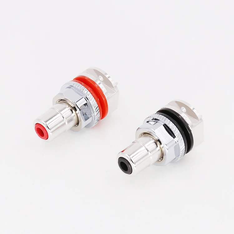 Viborg RC101R Pure Copper Rhodium Plated RCA