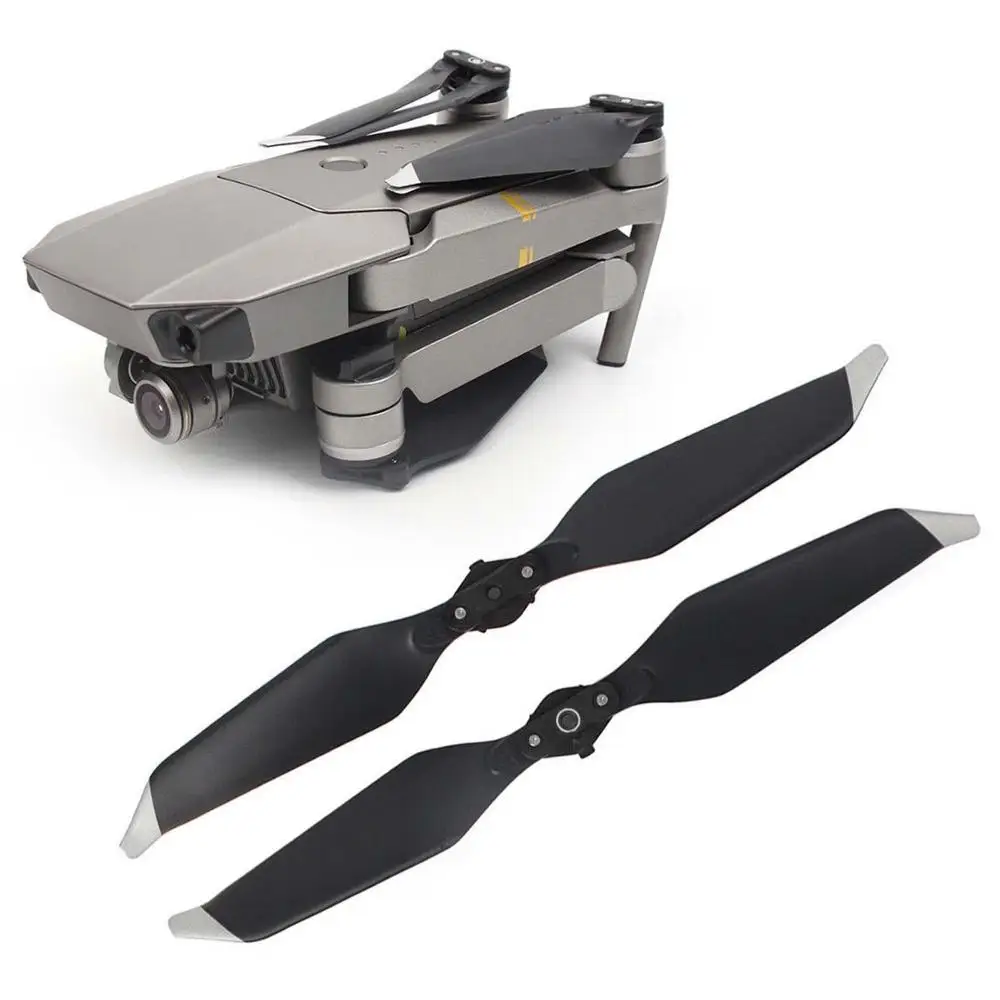 2 пары пропеллеры для DJI Mavic Pro 8331 Платиновый складной пропеллер низкая Шум лезвие Шум снижение Защитная клетка для пропеллера марки Mavic Pro - Цвет: 1 pairs Sliver