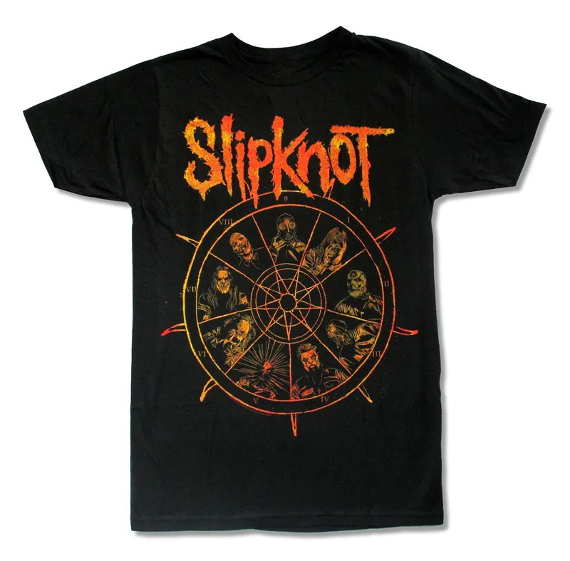 

Youth Round Collar Customized T Shirts Men'S Crew Neck Short Sleeve Compression Slipknot T Shirts