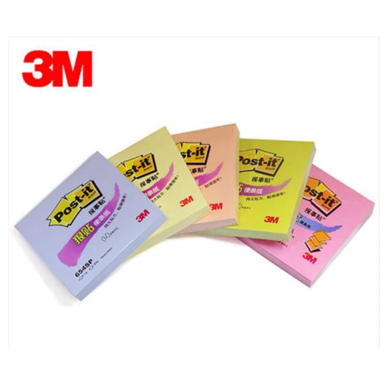 

4pads/pack 90pages /pads stickers notes yellow green sticky color note paper notice stickers post office post it 654SP