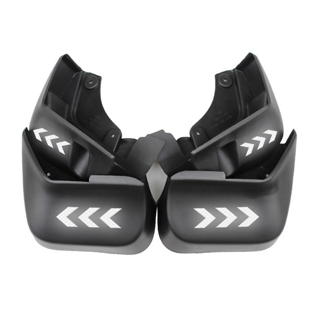 Car Mud Flaps Front Rear Mudguards Splash Guards Mudflaps For Safety Reflective Warning Fender For Subaru Forester SK