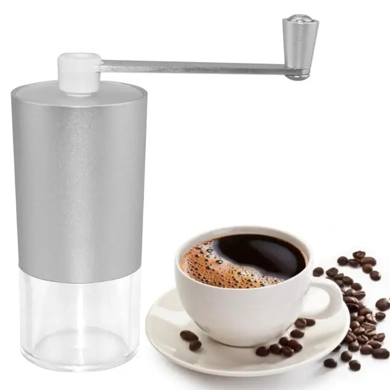 

Manual Coffee Pepper Grinder Aluminum Coffee Burr Mill Spice Nuts Seeds Coffee Bean Grinding Machine Home Office KitchenTools