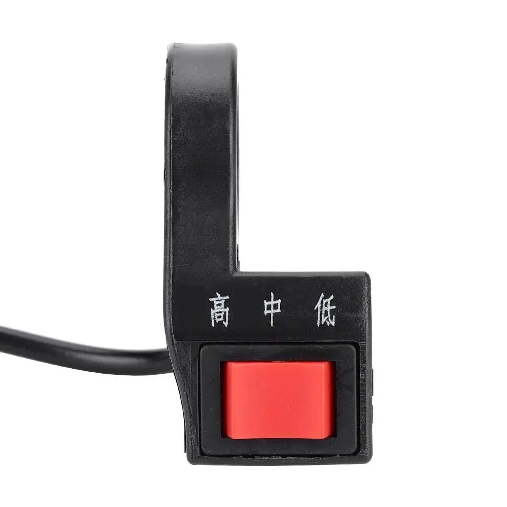 Cheap Electric Bicycle Switch Button E-bike Scooter Handlebar Mounted Universal Three Speed Rocker Switch 2