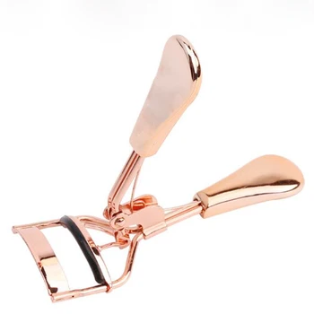 

120Piece Protable Golden Eyelashes Curler Carbo Steel Tweezer Curling Clip Cosmetic Beauty Makeup Tool-Free shipping