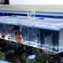 Акриловый аквариум для разведения дома аквариум комната инкубатора изоляция инкубатора коробка для Guppies Betta детская рыба S, L