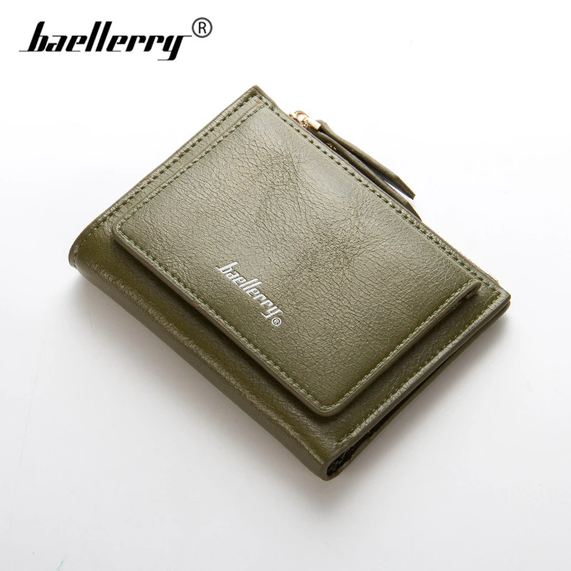 Бренд Baellerry, винтажный женский короткий кошелек, Дамский мини-кошелек в стиле Лолиты, классический кошелек из искусственной кожи, Женский кошелек, сумка для денег, телефона
