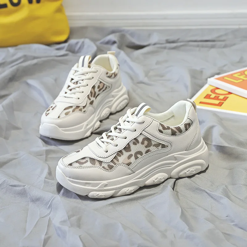 2019 Network Noodles Ventilation Piggy Shoe Woman Ins Leisure Sneakers Woman Zapatos De Mujer Women Platform Ladies Shoes