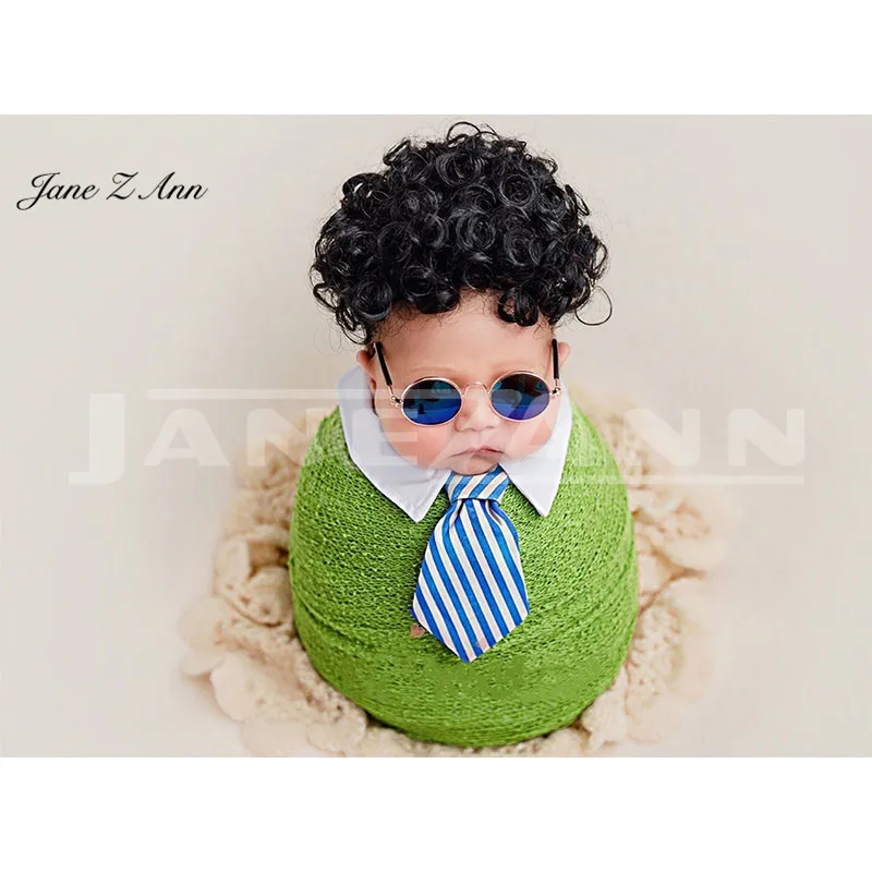 Jane Z Ann/реквизит для малышей; креативная детская одежда для фотосъемки; одежда для фотосъемки новорожденных и детей в течение 100 дней; костюм джентльмена с галстуком-бабочкой